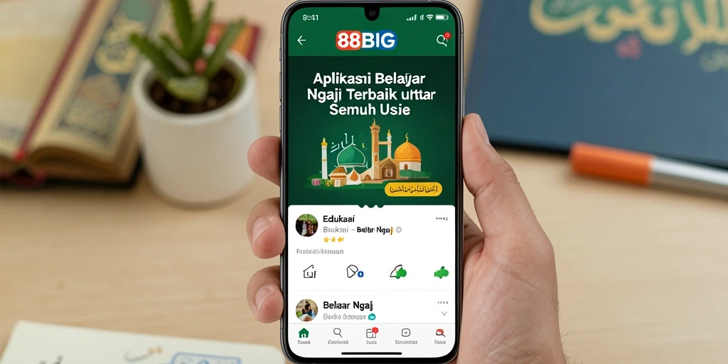 Tampilan antarmuka aplikasi 88BIG yang ramah pengguna.