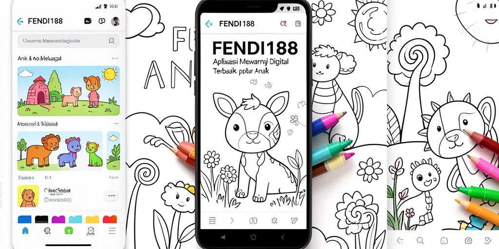 Tampilan antarmuka aplikasi FENDI188 saat mewarnai.