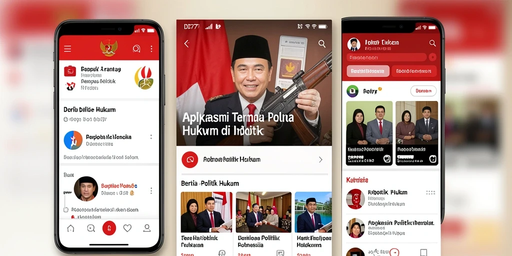 Tampilan antarmuka aplikasi IDR77 yang informatif dan menarik.