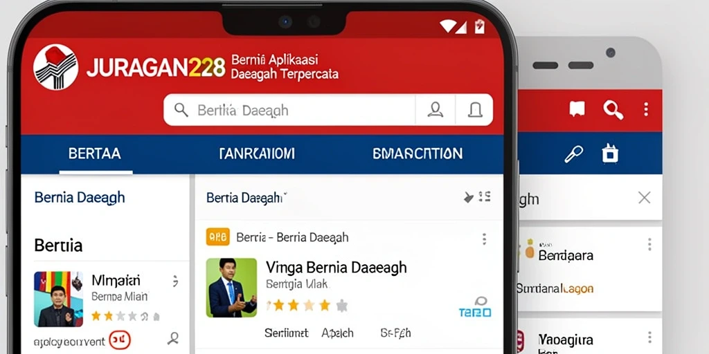 Antarmuka JURAGAN28 yang menampilkan berita daerah terkini.