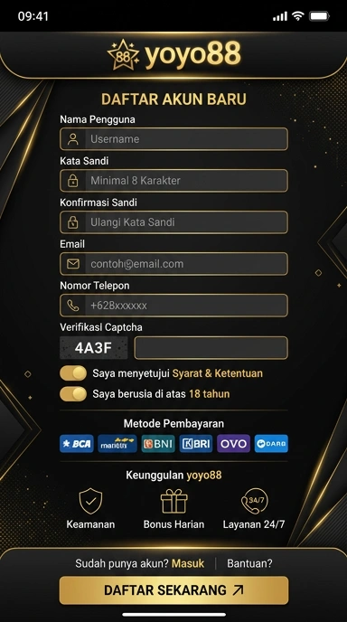 Bergabung dengan yoyo88: Panduan Registrasi Terbaik